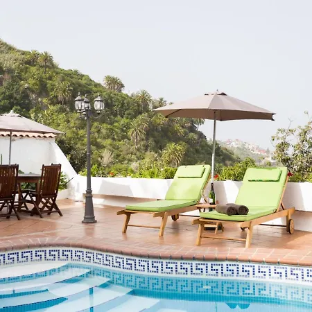Casa El Mirlo: Paraiso Rural Con Piscina Y Hermosos Jardines En Icod De Vinos, Tenerife - Es-279-20 فيلة