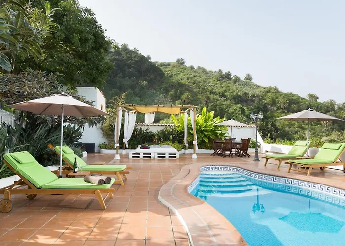 别墅 Casa El Mirlo: Paraiso Rural Con Piscina Y Hermosos Jardines En Icod De Vinos, Tenerife - Es-279-20 *