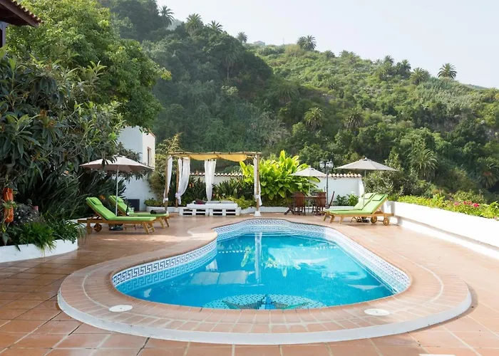 Casa El Mirlo: Paraiso Rural Con Piscina Y Hermosos Jardines En Icod De Vinos, Tenerife - Es-279-20 别墅 *